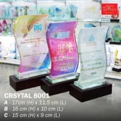 Crystal Plaque Budget 8001