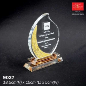 CRYSTAL PLAQUE EXCLUSIVE 9027