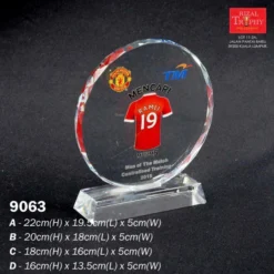 CRYSTAL PLAQUE EXCLUSIVE 9063