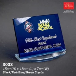 CRYSTAL PLAQUE MEDIUM 3033