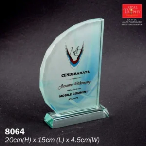 CRYSTAL PLAQUE MEDIUM 8064