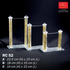 CRYSTAL PLAQUE MEDIUM RC52