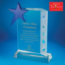 Crystal Star Plaque Exclusive CS920