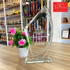 Crystal Star Plaque Medium 9166