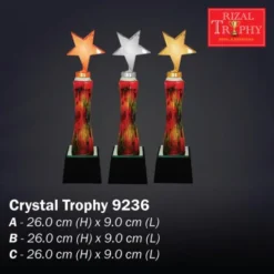 Crystal Star Trophy Exclusive 9236