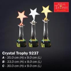 Crystal Star Trophy Exclusive 9237