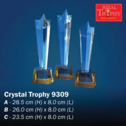 Crystal Star Trophy Exclusive 9309