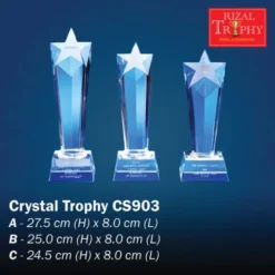 Crystal Star Trophy Exclusive CS903
