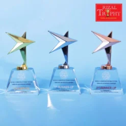 Crystal Star Trophy Medium CS949