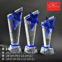 Crystal Star Trophy Medium R24