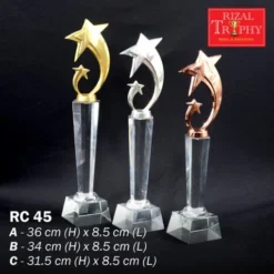 Crystal Star Trophy Medium RC45