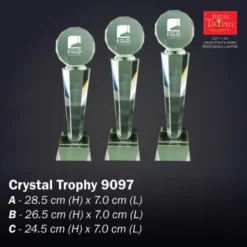CRYSTAL TROPHY EXCLUSIVE 9097