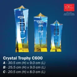CRYSTAL TROPHY EXCLUSIVE C600