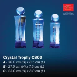 CRYSTAL TROPHY EXCLUSIVE C800