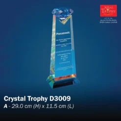 CRYSTAL TROPHY EXCLUSIVE D3009