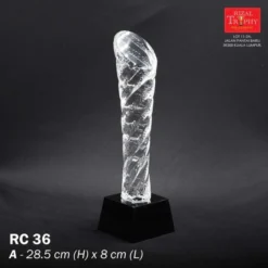 Crystal Trophy Medium RC36