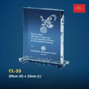Crystal Plaque CL-35