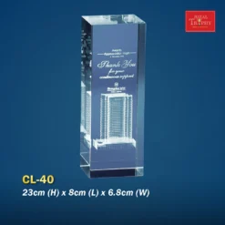 Crystal Trophy CL-40