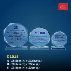 Crystal Plaque D1015