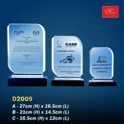 Crystal Plaque D2009