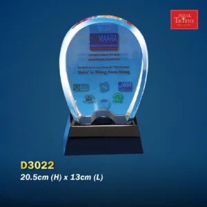 Crystal Plaque D3022