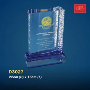 Crystal Plaque D3027