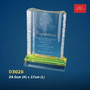 Crystal Plaque D3028
