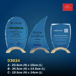 Crystal Plaque D3034