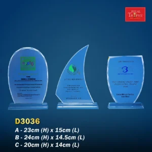 Crystal Plaque D3036