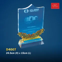 Crystal Plaque D4007