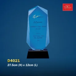 Crystal Plaque D4021