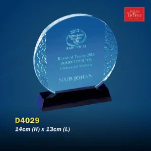 Crystal Plaque D4029