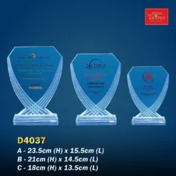 Crystal Plaque D4037