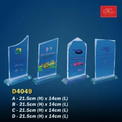 Crystal Plaque D4049
