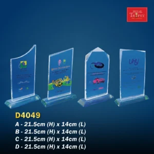 Crystal Plaque D4049