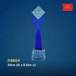 Crystal Trophy D5004