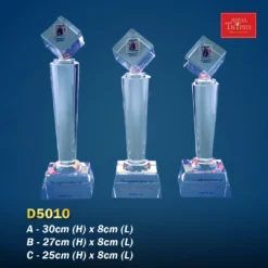 Crystal Trophy D5010