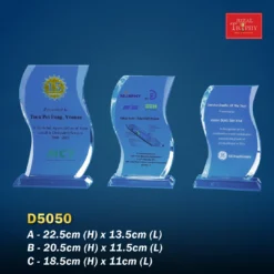 Crystal Plaque D5050