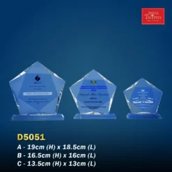 Crystal Plaque D5051