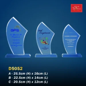 Crystal Plaque D5052