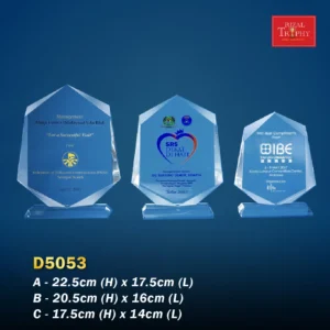 Crystal Plaque D5053