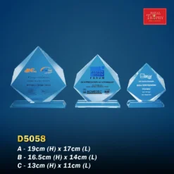 Crystal Plaque D5058