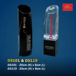 Crystal Trophy D5101 & D5119