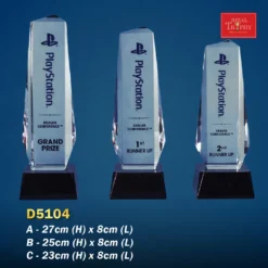 Crystal Trophy D5104