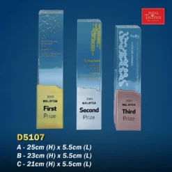 Crystal Trophy D5107