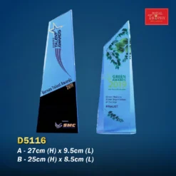 Crystal Trophy D5116