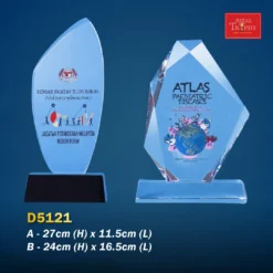 Crystal Plaque D5121