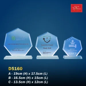 Crystal Plaque D5160