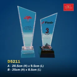 Crystal Trophy D5211