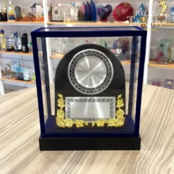 casing box wooden plaque black